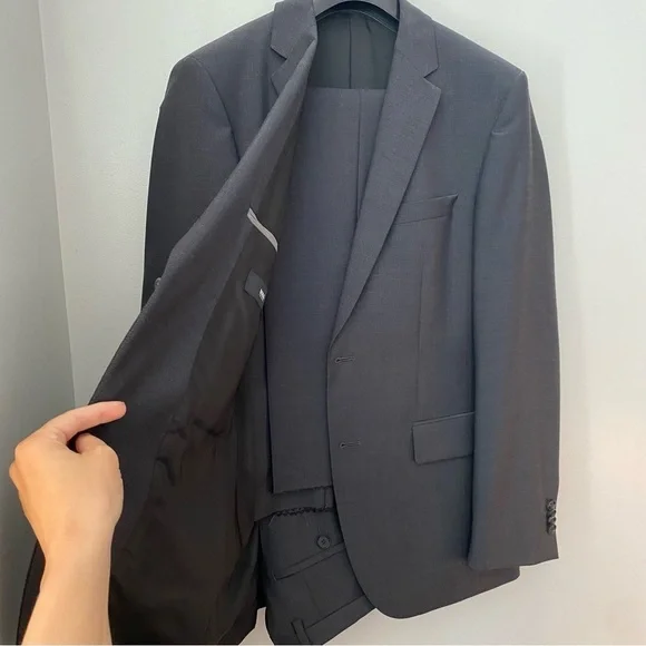 HUGO BOSS SUIT | SLIM-FIT SUIT IN WOOL, SILK AND STRETCH - Picture 2 of 7